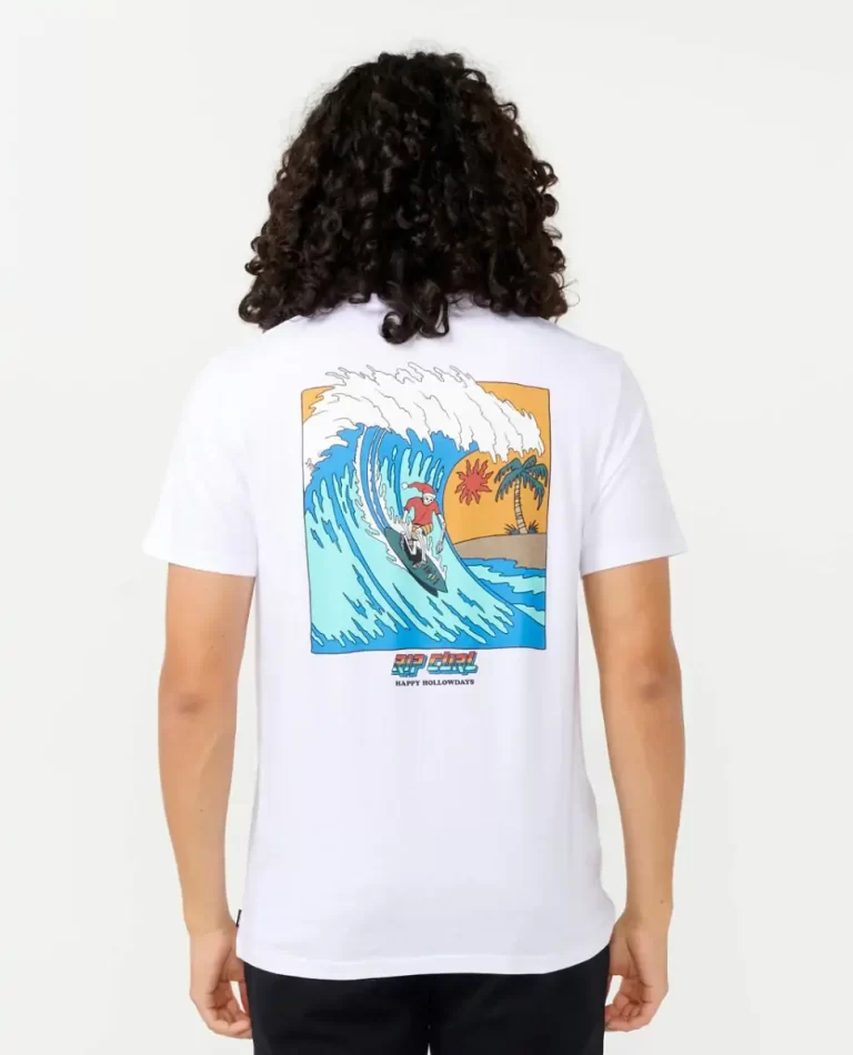Mens Rip Curl Psych Santa Tee Tees & Tanks