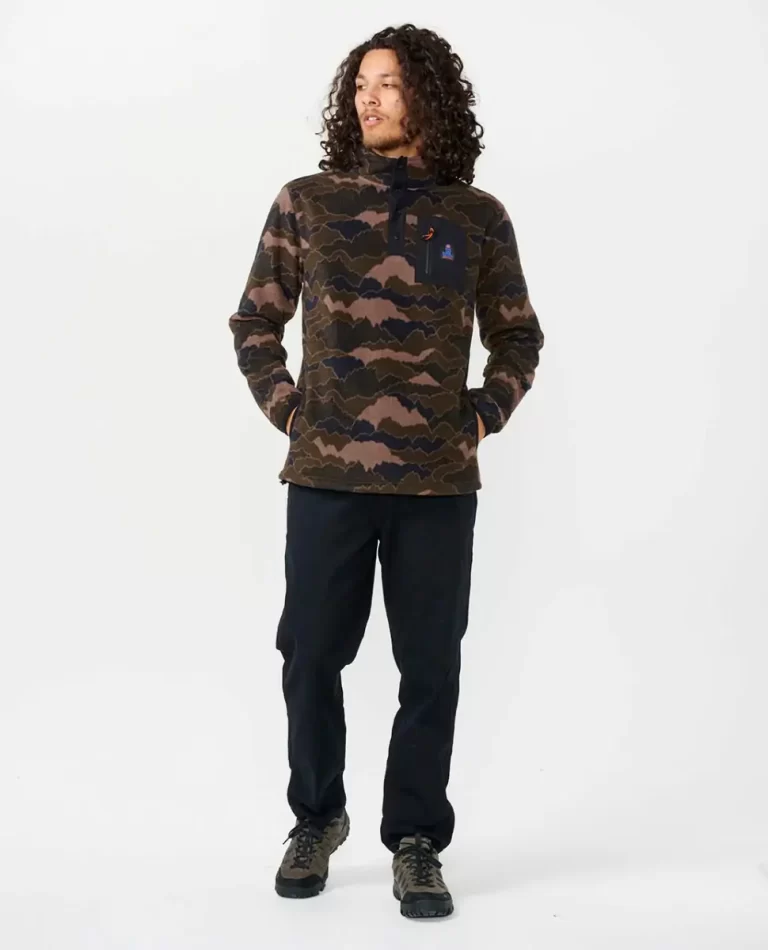 Mens Rip Curl Search Polar Fleece Crew Hoodies & Fleece - Image 4