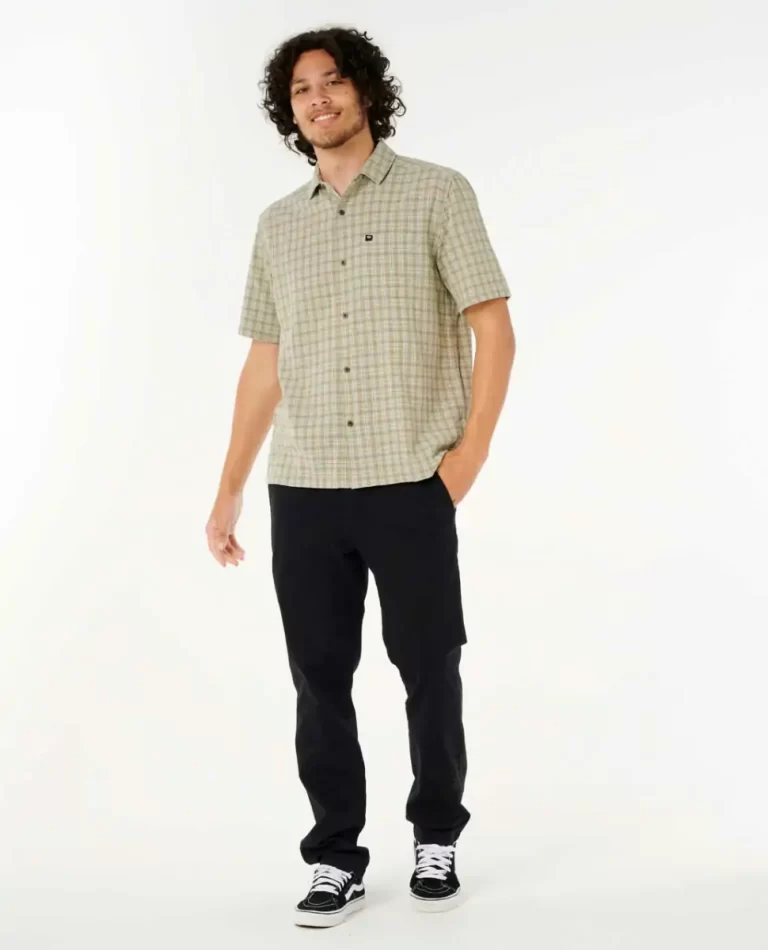 Mens Rip Curl Shirts & Flannels Classic Surf Check Short Sleeve Shirt - Image 4