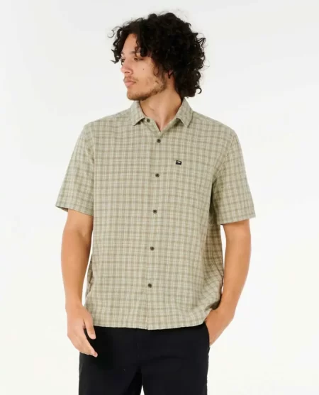 Mens Rip Curl Shirts & Flannels Classic Surf Check Short Sleeve Shirt