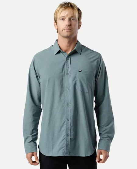 Mens Rip Curl Shirts & Flannels Classic Surf Tech Long Sleeve Shirt