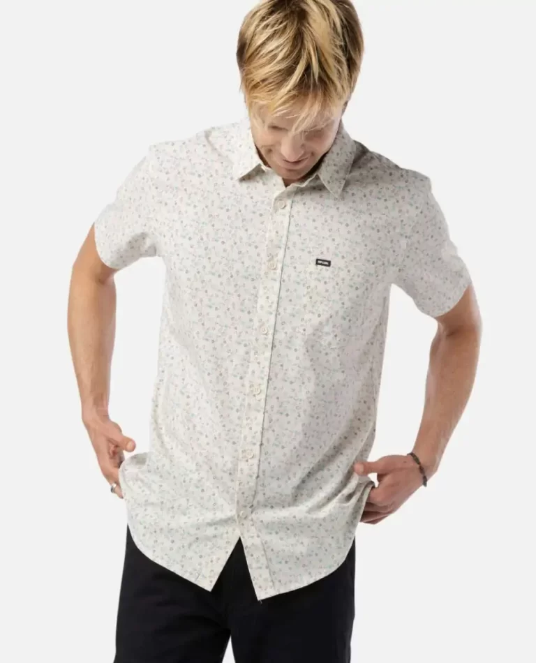 Mens Rip Curl Shirts & Flannels Fun Times Tech Short Sleeve Shirt - Image 3