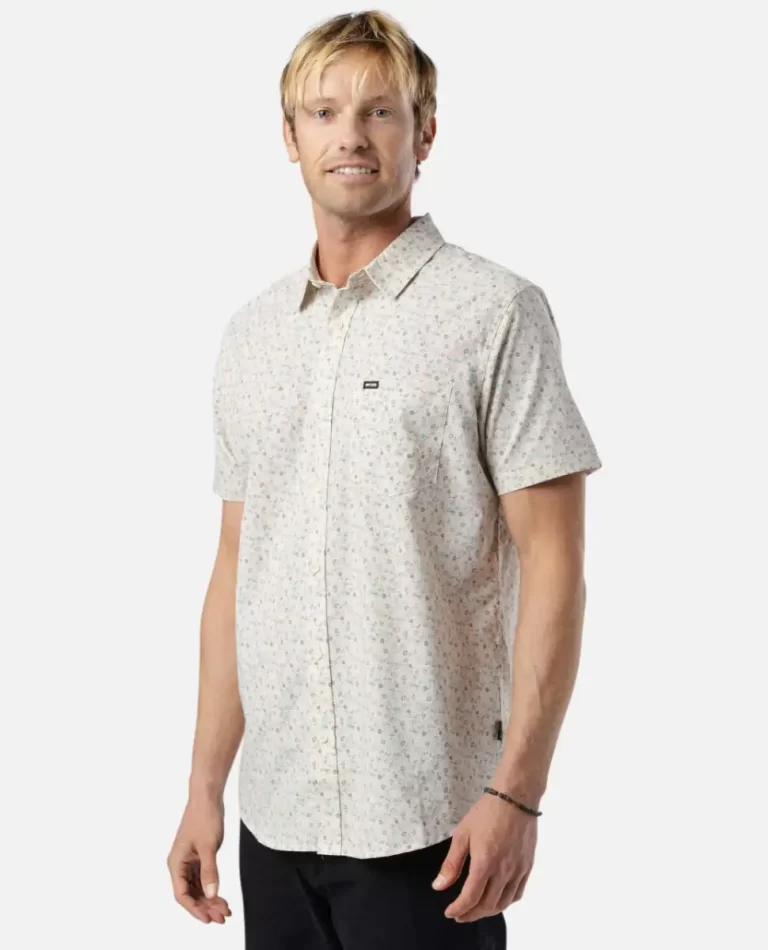 Mens Rip Curl Shirts & Flannels Fun Times Tech Short Sleeve Shirt - Image 4
