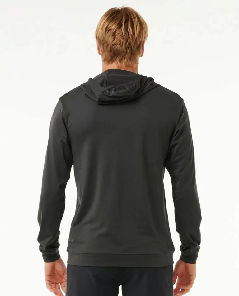 Mens Rip Curl Stack Upf50  Zip Through Hood Rash Guard Rash Guards - Image 3