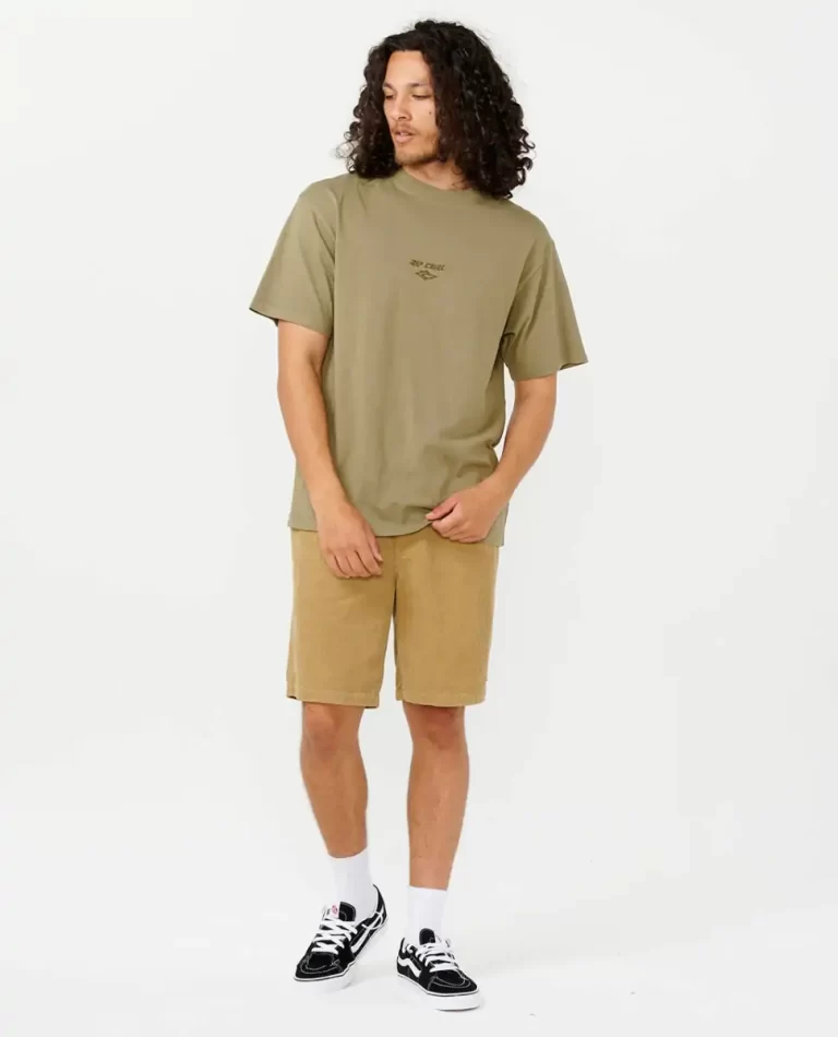 Mens Rip Curl Tees & Tanks Fade Out Embroid Tee - Image 4