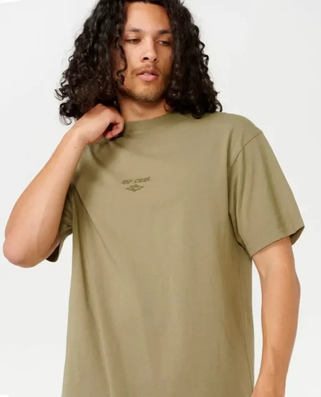 Mens Rip Curl Tees & Tanks Fade Out Embroid Tee