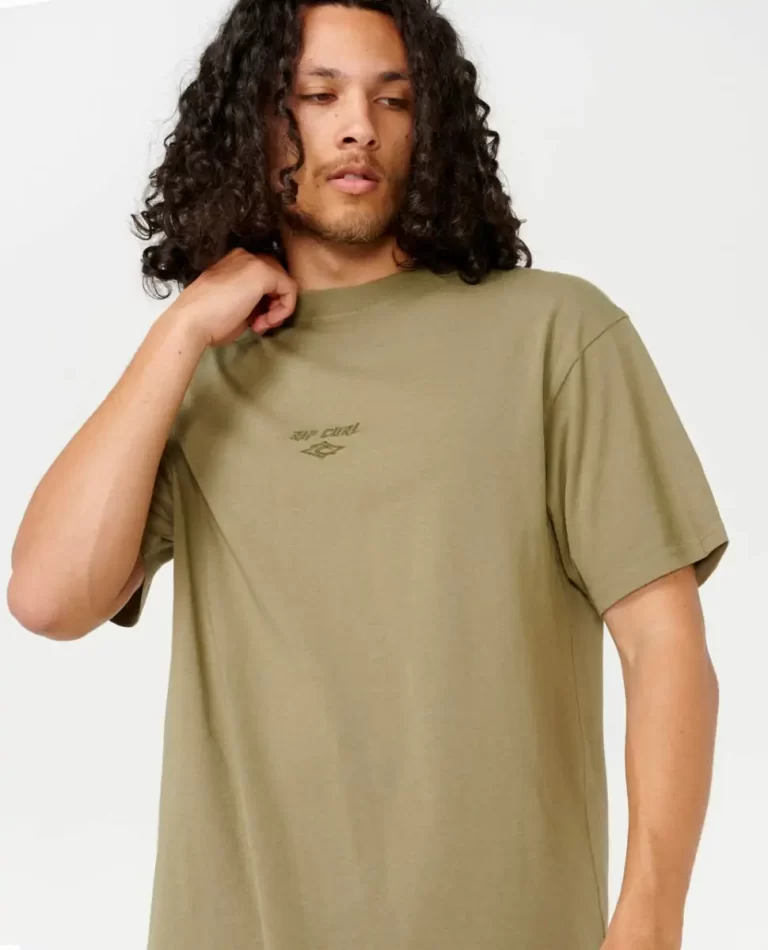 Mens Rip Curl Tees & Tanks Fade Out Embroid Tee