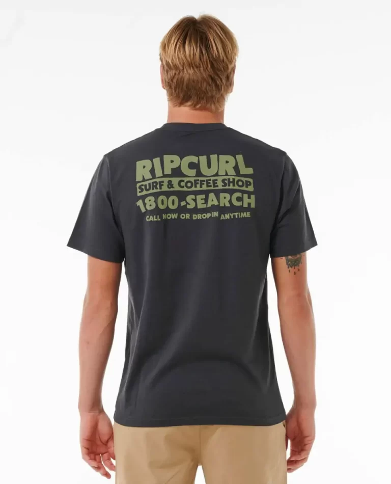 Mens Rip Curl Tees & Tanks Phoned In Tee - Image 3