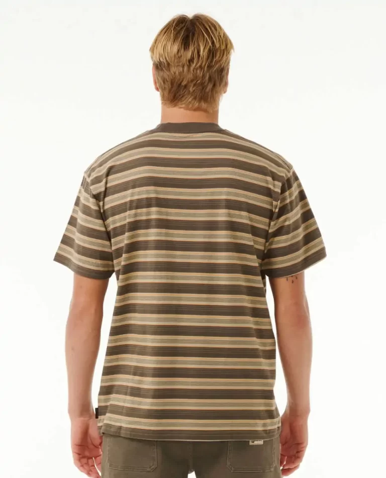 Mens Rip Curl Tees & Tanks Search Stripe Tee - Image 4