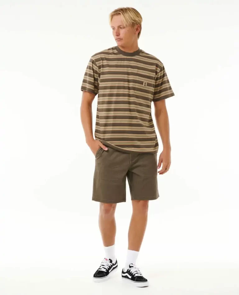 Mens Rip Curl Tees & Tanks Search Stripe Tee - Image 5