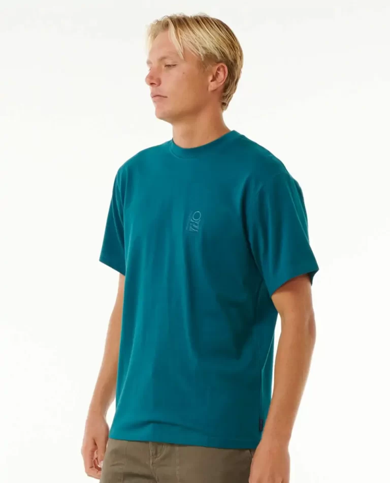Mens Search Embroidery Tee Rip Curl Tees & Tanks - Image 2