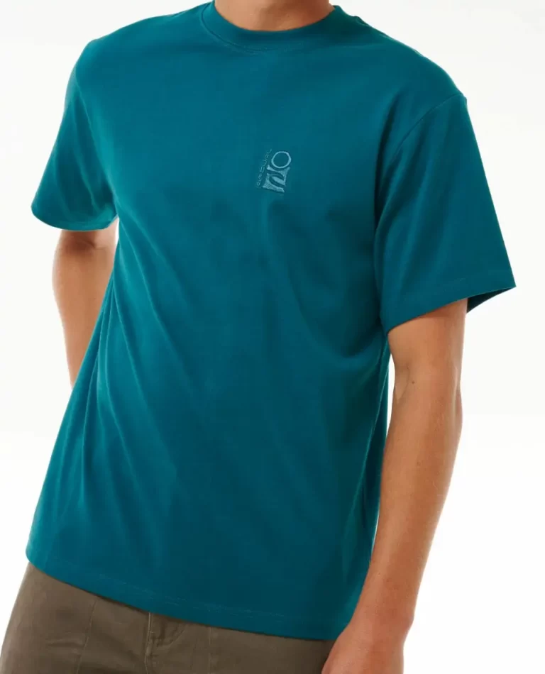 Mens Search Embroidery Tee Rip Curl Tees & Tanks - Image 5