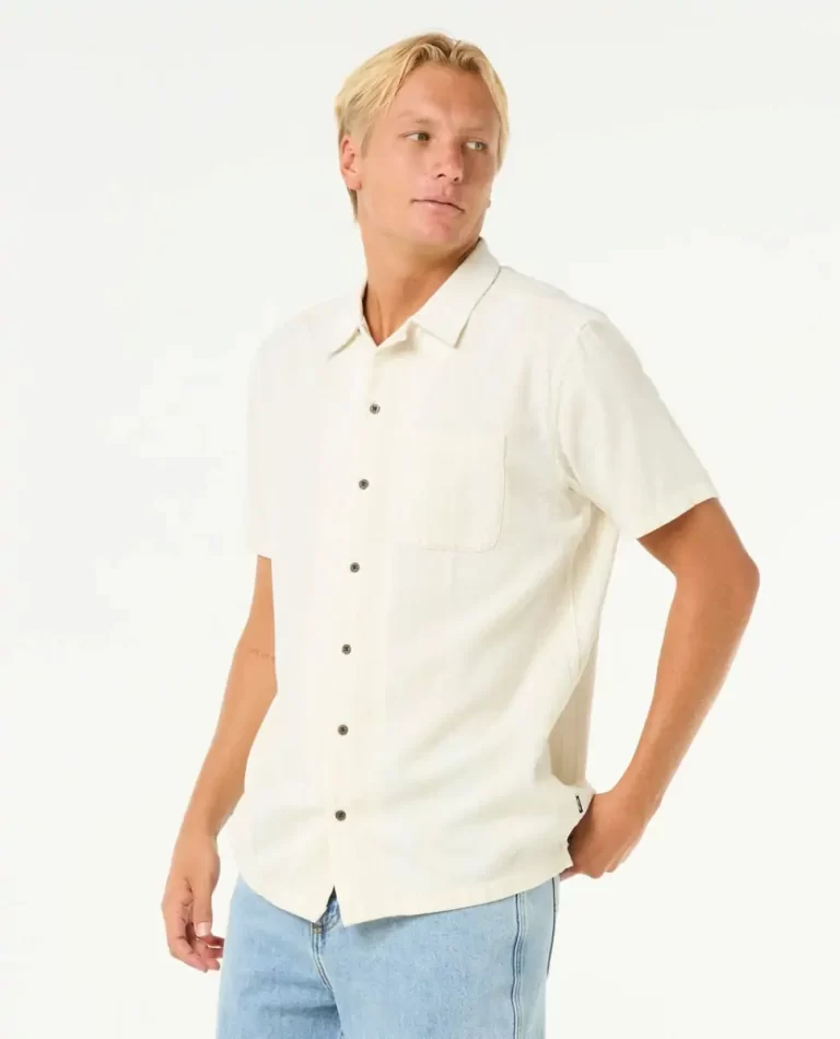 Mens Shirts & Flannels Raw Energy Stripe Short Sleeve Shirt Rip Curl - Image 2
