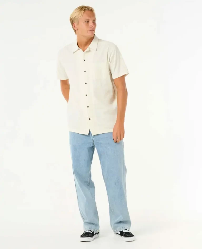 Mens Shirts & Flannels Raw Energy Stripe Short Sleeve Shirt Rip Curl - Image 4