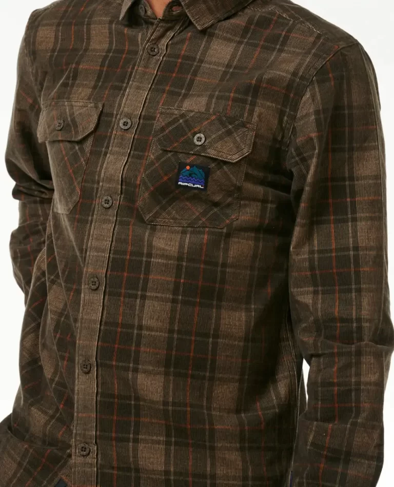 Mens Shirts & Flannels Rip Curl Search Long Sleeve Cord Shirt - Image 5