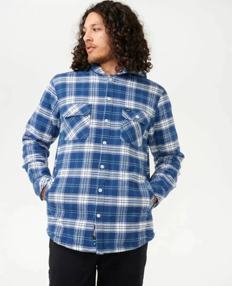 Mens Shirts & Flannels Rip Curl Shores Sherpa Lined Flannel Shirt