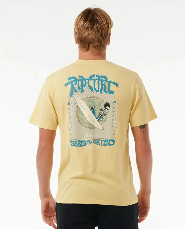 Mens Shred Till Dead Tee Rip Curl Tees & Tanks - Image 3