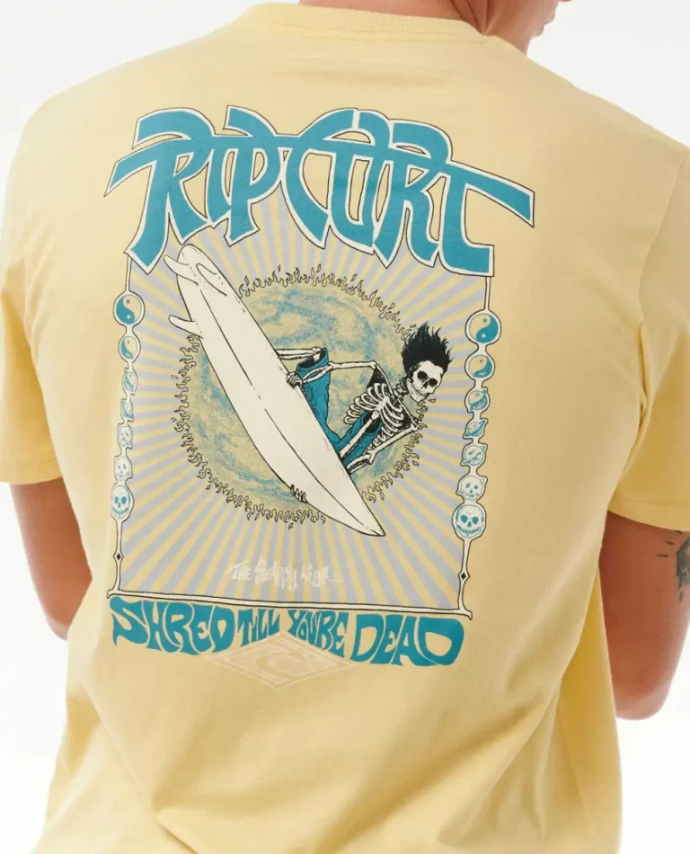 Mens Shred Till Dead Tee Rip Curl Tees & Tanks - Image 5