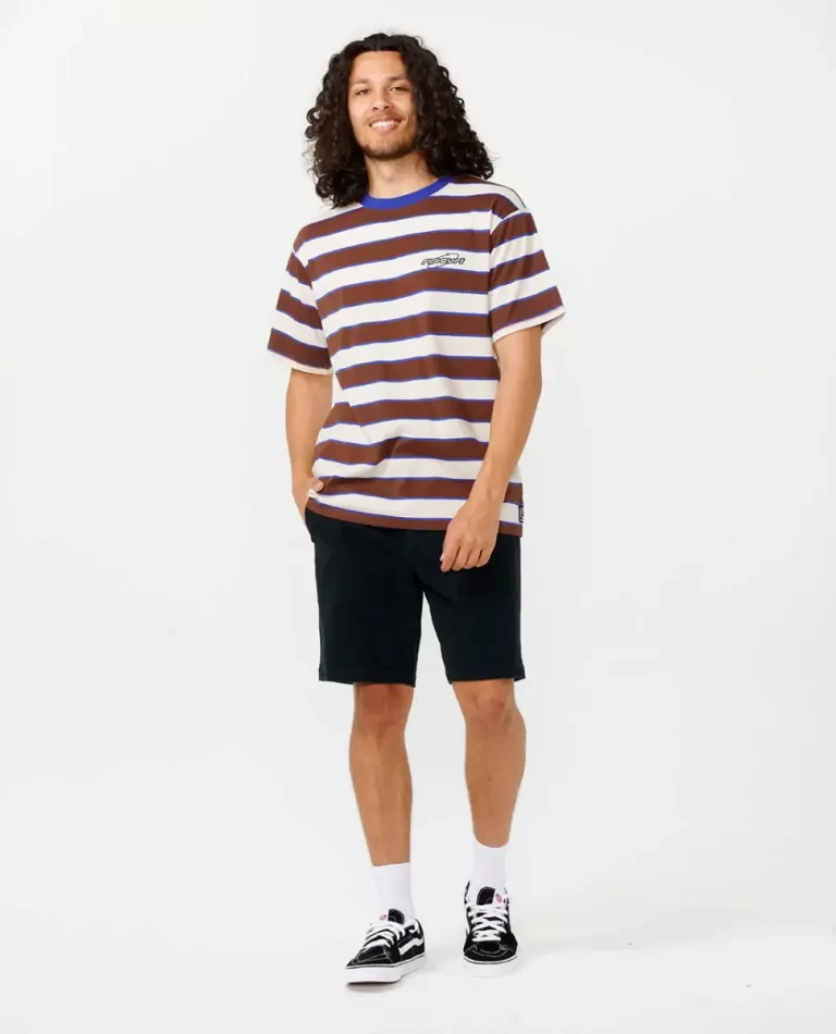 Mens Tees & Tanks Rip Curl Archive Supercomp Stripe Tee - Image 4