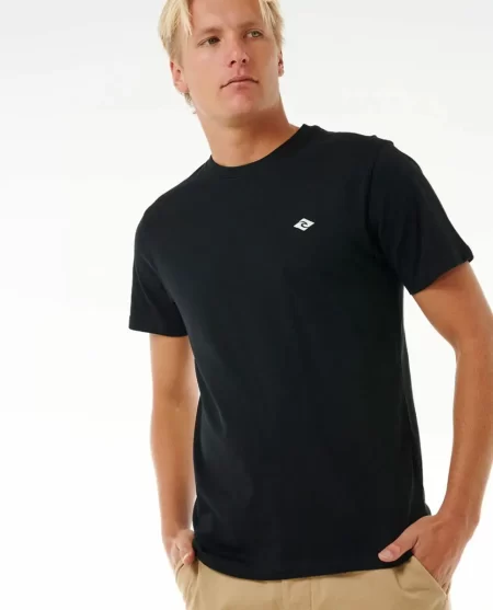 Mens Tees & Tanks Rip Curl Brand Icon Embroidery Tee