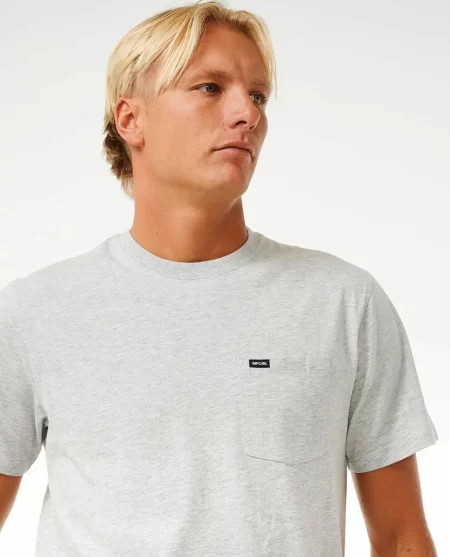 Mens Tees & Tanks Rip Curl Plain Pocket Tee