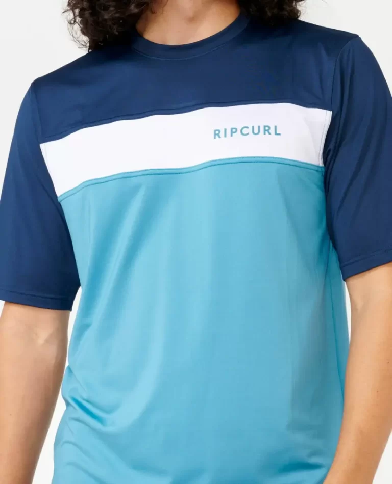 Mens Undertow Short Sleeve Uv Tee Rash Guard Rip Curl Rash Guards - Image 5