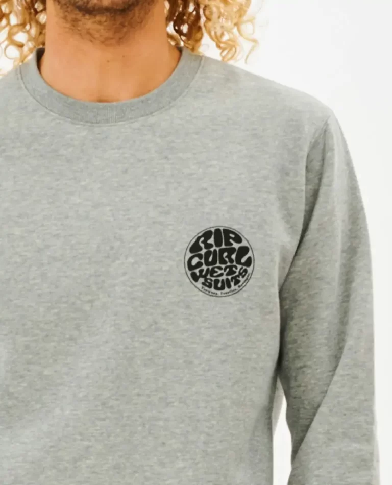 Mens Wettie Icon Crew Hoodies & Fleece Rip Curl - Image 5