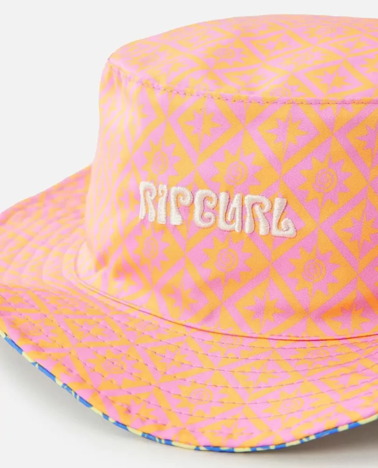 Mixed Reversible Upf50 Bucket Hat Kids Rip Curl Hats & Beanies - Image 4