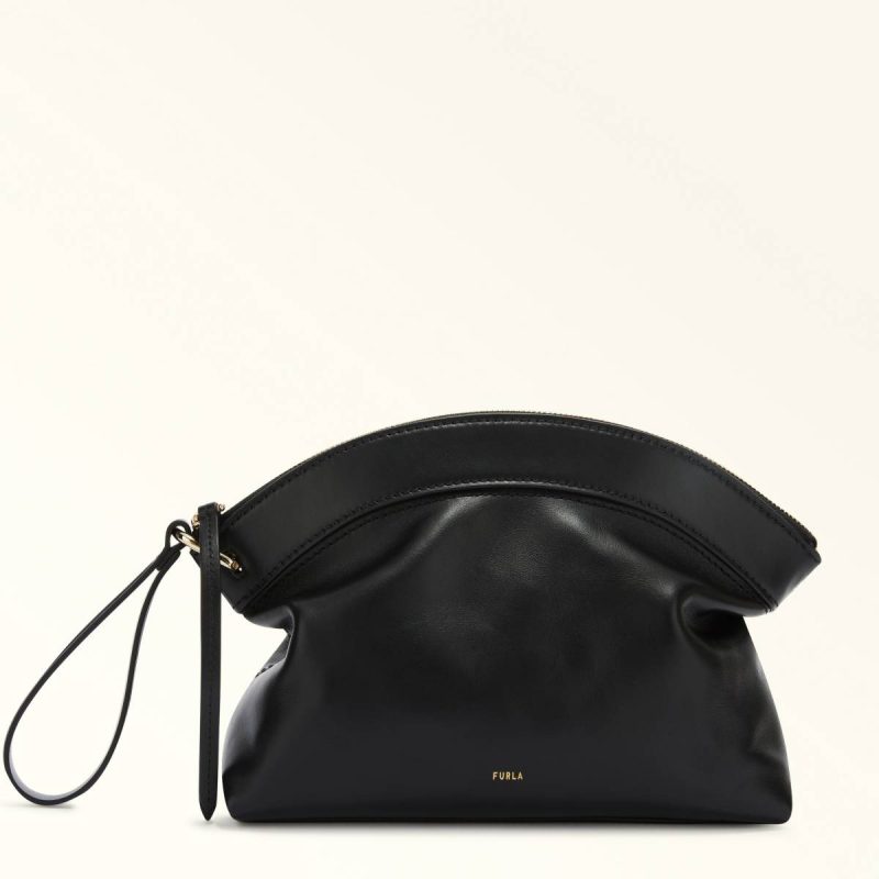 Nero Furla Erica Pouch Women Mini Bags And Pouches