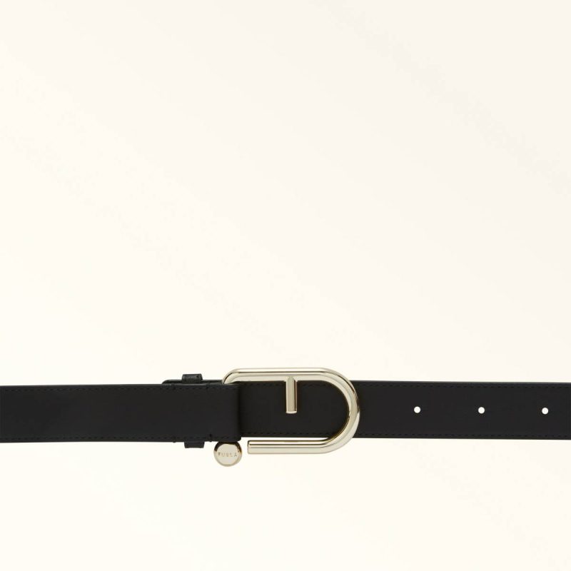 Nero Furla Nuvola Fixed Belt Women Belts - Image 2