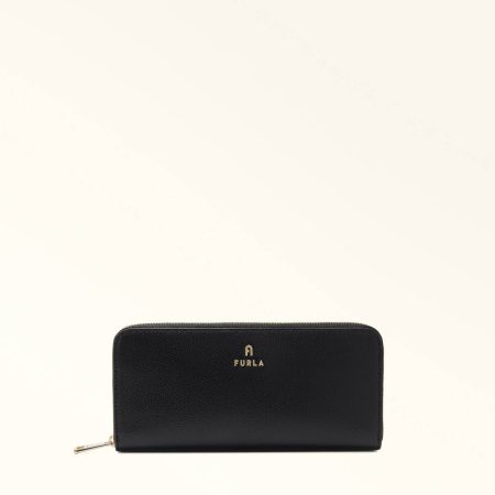 Nero Wallets Furla Camelia Zip Around L Women