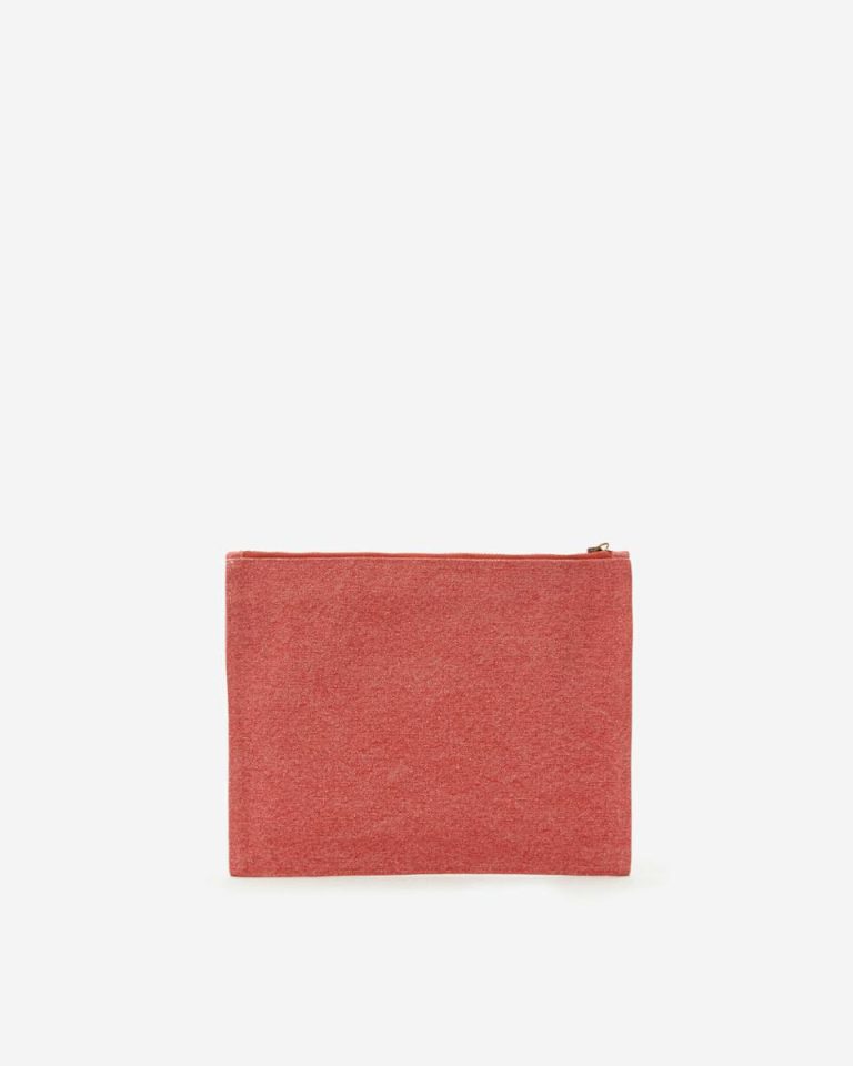 Netia Clutch Isabel Marant Women Clutches & Small Leather Goods Berry - Image 2
