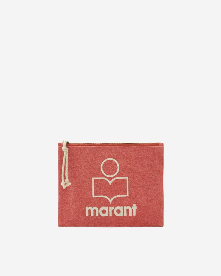 Netia Clutch Isabel Marant Women Clutches & Small Leather Goods Berry - Image 3