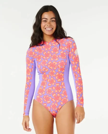One Pieces Neon Isles Long Sleeve Upf Surfsuit Rip Curl Women
