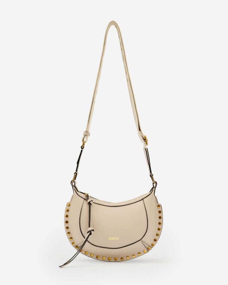Oskan Family Isabel Marant Women Light Beige Mini Moon Bag - Image 4