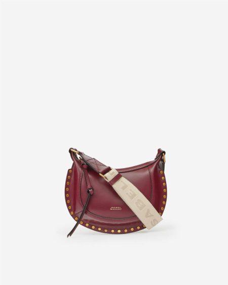 Oskan Family Mini Moon Bag Women Isabel Marant Burgundy