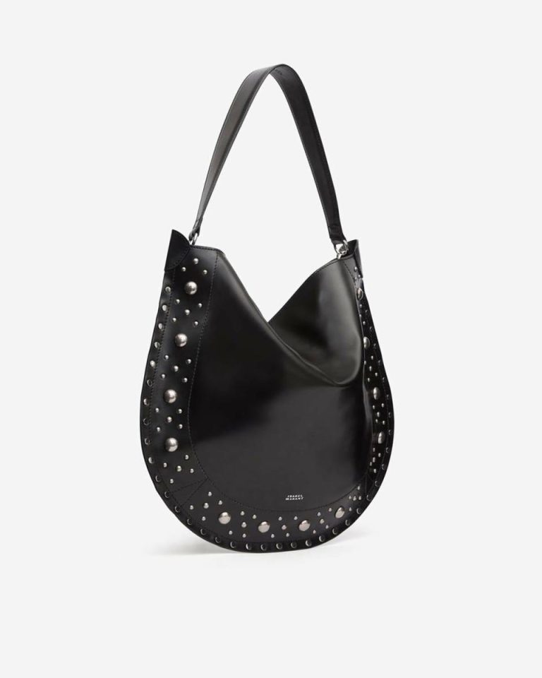 Oskan Hobo Soft Bag Black Shoulder Bags Isabel Marant Women - Image 2