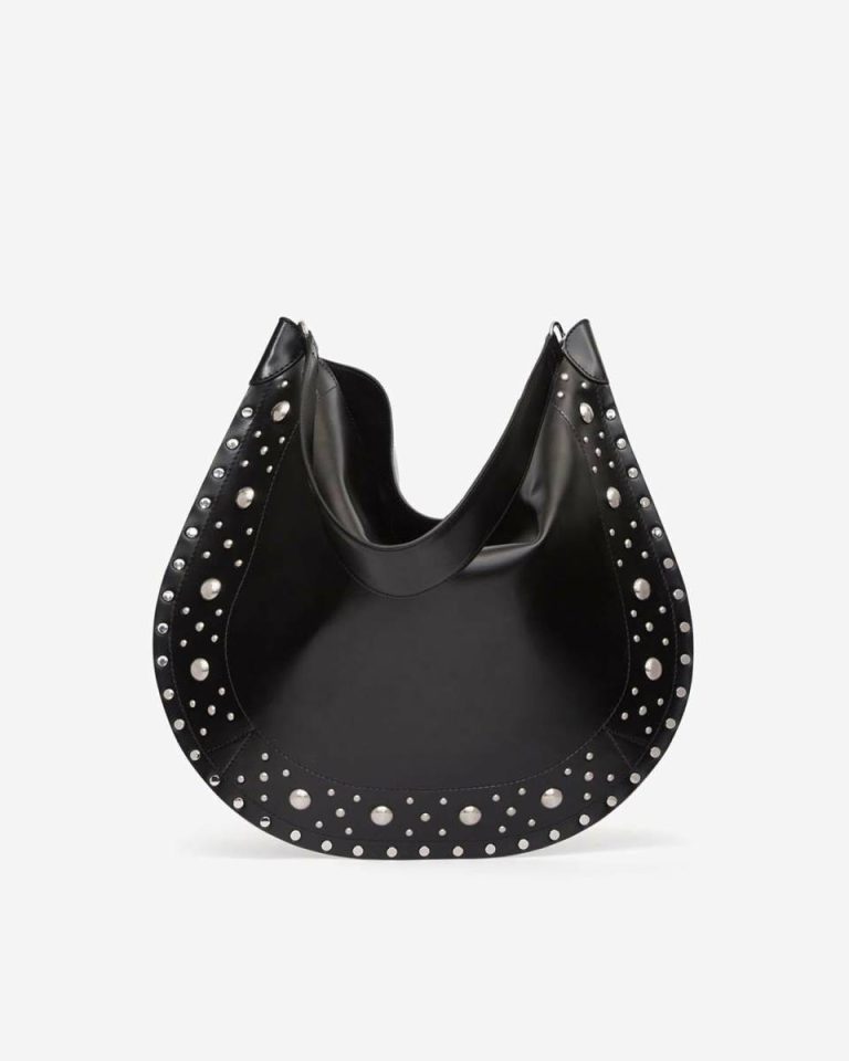 Oskan Hobo Soft Bag Black Shoulder Bags Isabel Marant Women - Image 3