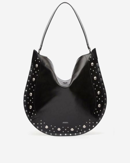 Oskan Hobo Soft Bag Black Shoulder Bags Isabel Marant Women
