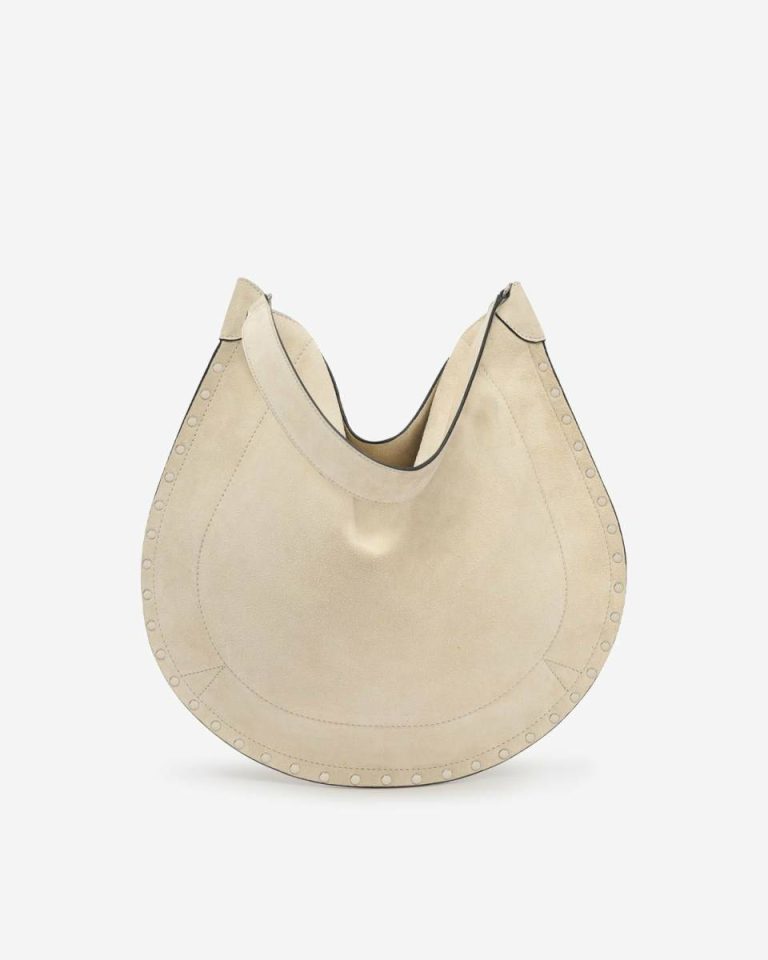Oskan Hobo Soft Bag Isabel Marant Chalk Shoulder Bags Women - Image 2