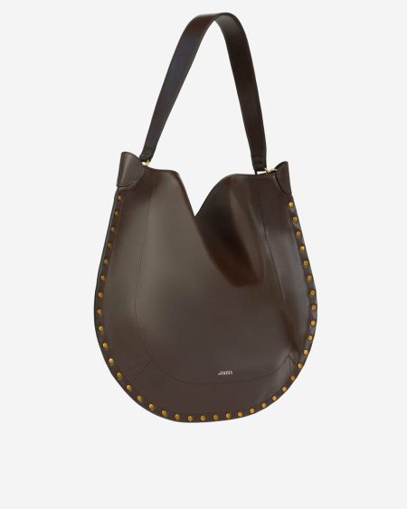 Oskan Hobo Soft Bag Shoulder Bags Isabel Marant Dark Brown Women
