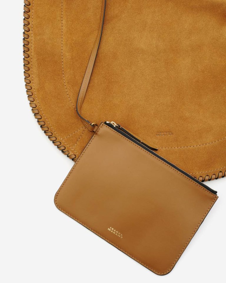 Oskan Hobo Soft Bag Women Cognac Isabel Marant Shoulder Bags - Image 4