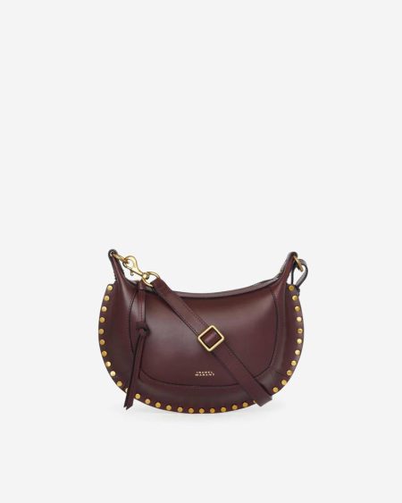 Oskan Moon Bag Burgundy Isabel Marant Crossbody Bags Women