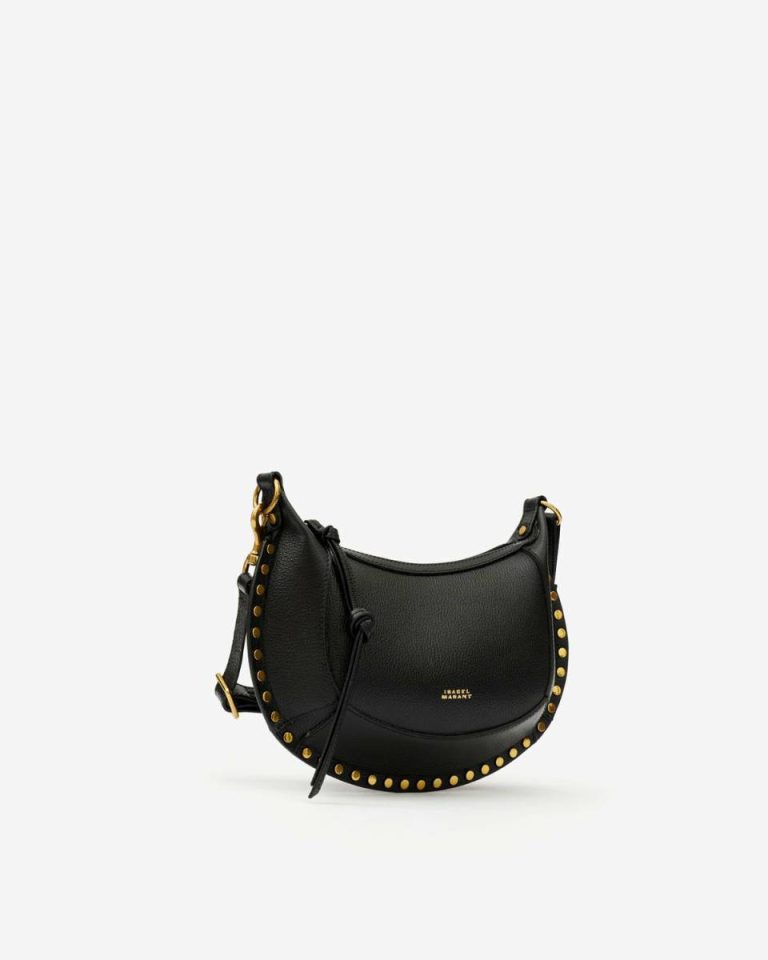 Oskan Moon Bag In Full-Grain Leather Crossbody Bags Black Women Isabel Marant - Image 4
