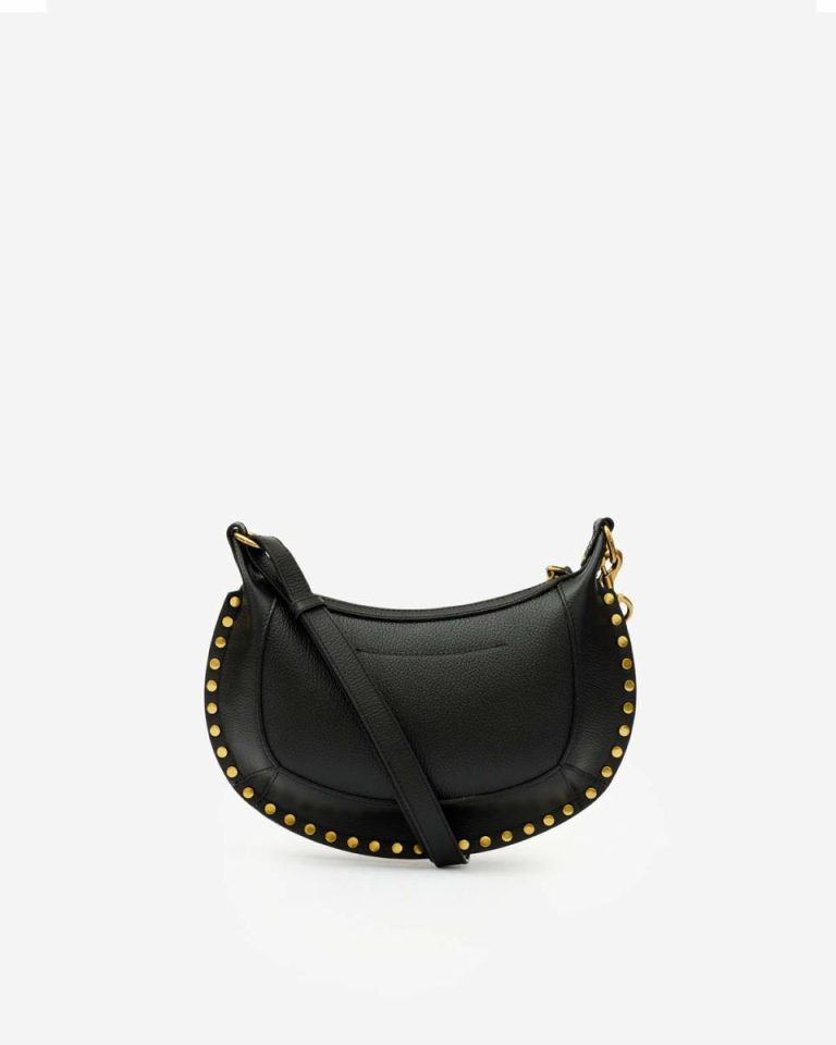 Oskan Moon Bag In Full-Grain Leather Crossbody Bags Black Women Isabel Marant - Image 5