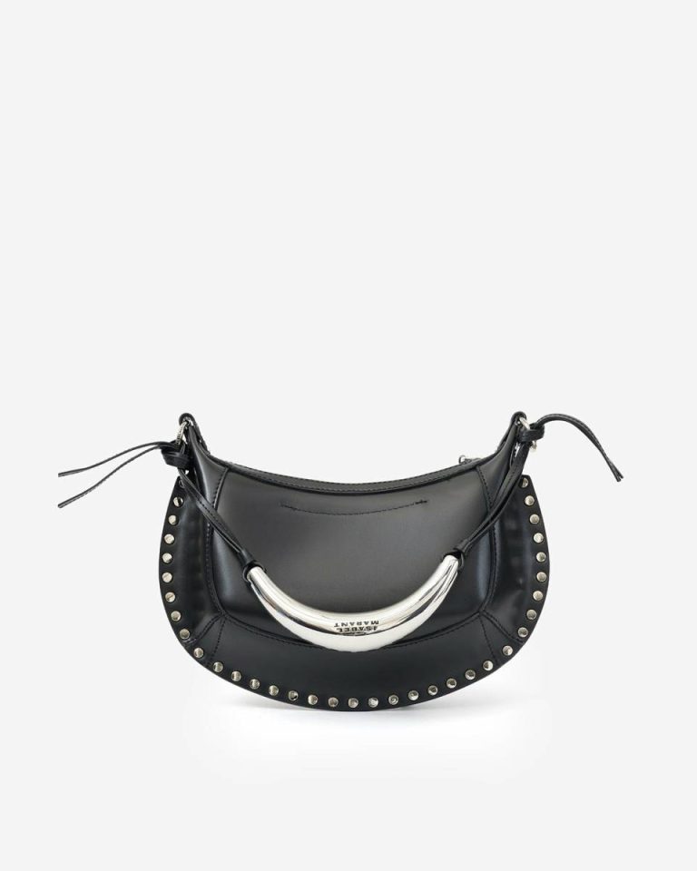 Oskan Moon Bag Isabel Marant Crossbody Bags Women Black And Silver - Image 2