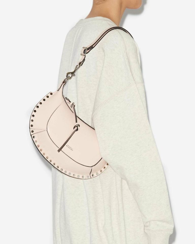 Oskan Moon Bag Women Soft Pink Isabel Marant Crossbody Bags - Image 3