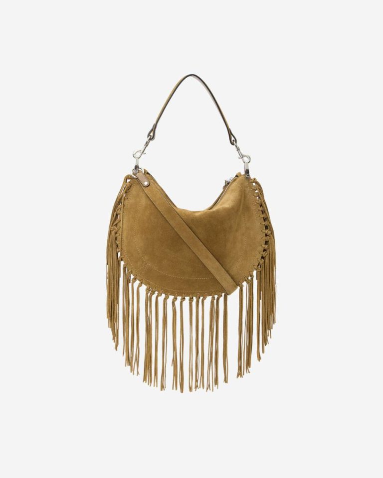 Oskan Soft Zipped Bag Crossbody Bags Women Isabel Marant Taupe - Image 3