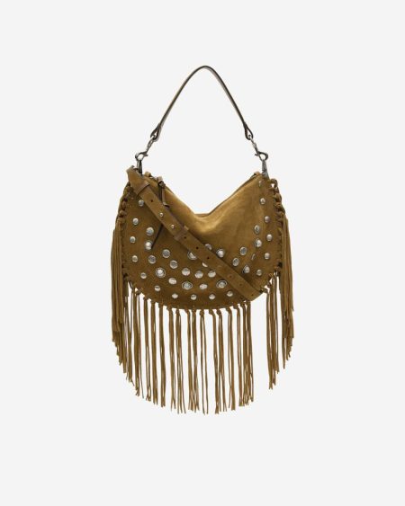 Oskan Soft Zipped Bag Crossbody Bags Women Isabel Marant Taupe