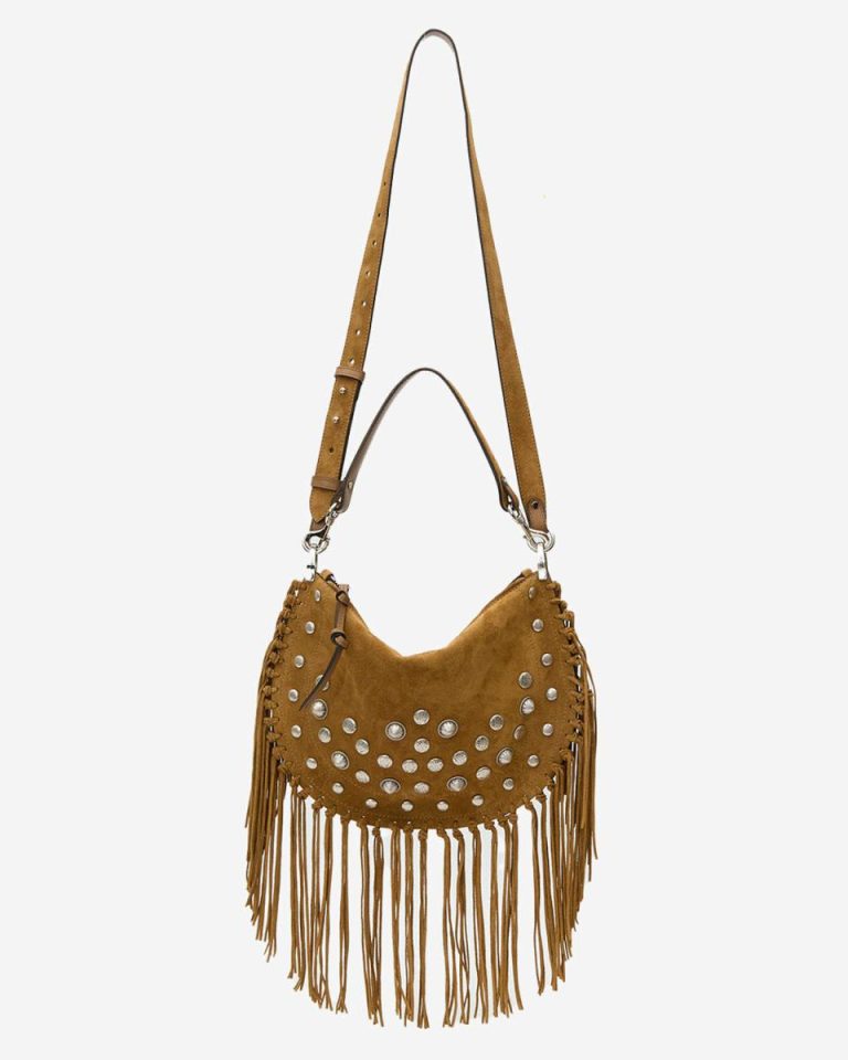Oskan Soft Zipped Bag Crossbody Bags Women Isabel Marant Taupe - Image 5